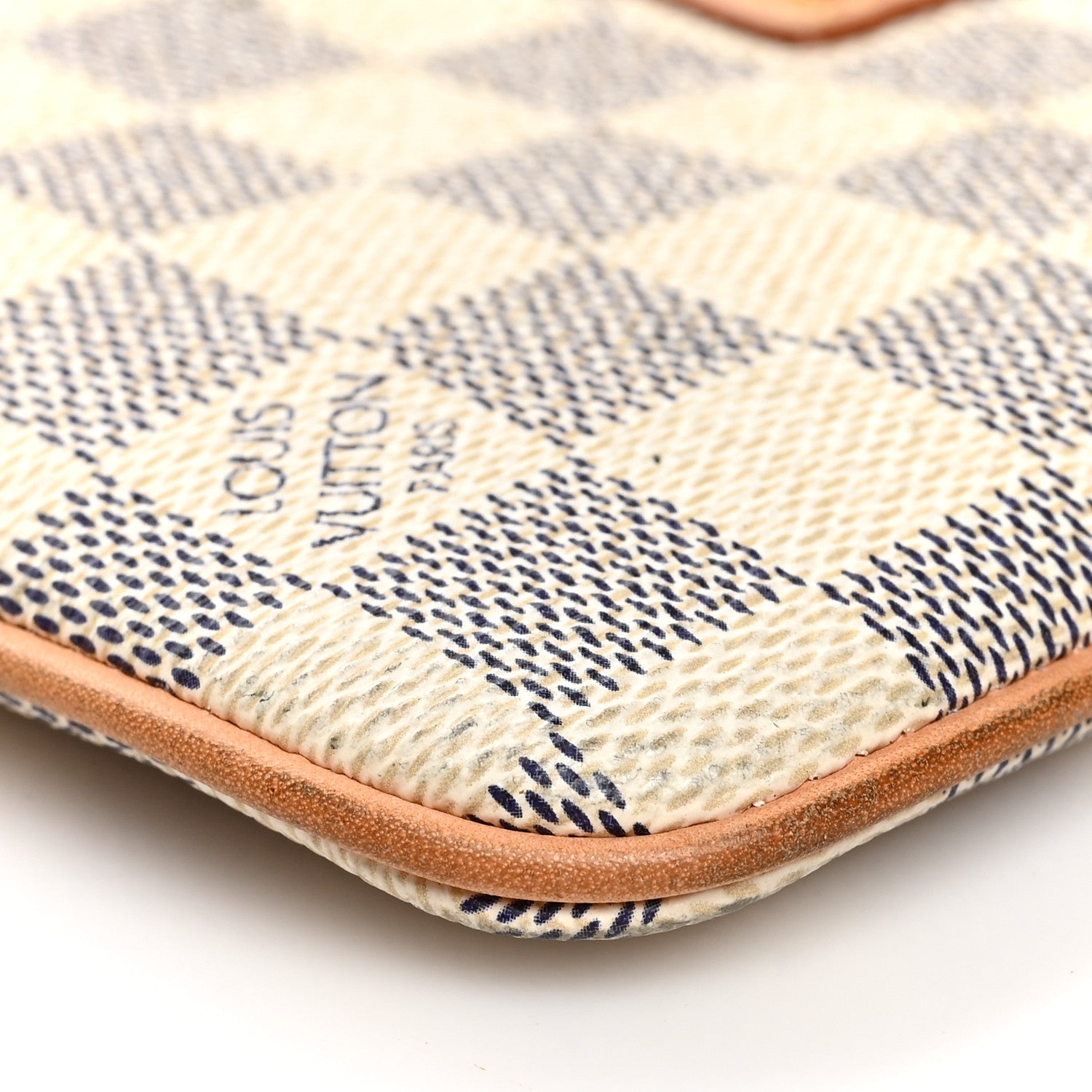 Louis Vuitton Damier Azur Pochette Milla MM 8 of 13