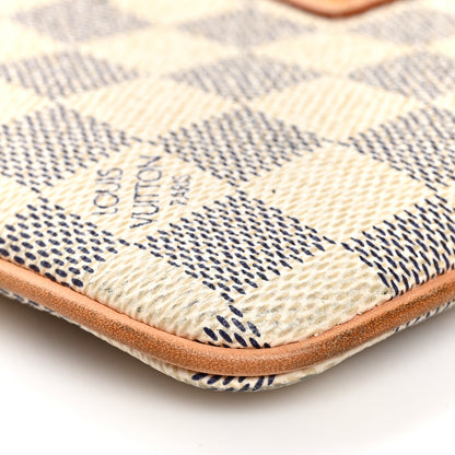Louis Vuitton Damier Azur Pochette Milla MM 8 of 13