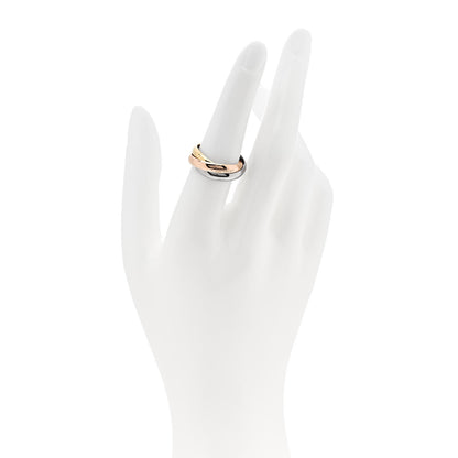 Cartier 18K Pink Yellow White Gold Small Trinity Ring 54 7 2 of 4