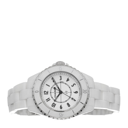 Chanel Stainless Steel Ceramic 33mm J12 Quartz Watch White 2 of 5
