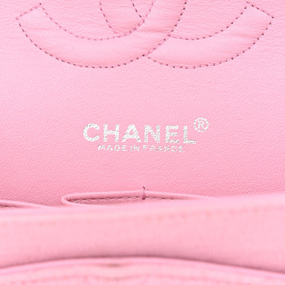 Chanel Jersey Quilted Small Double Flap Pink 6 of 15