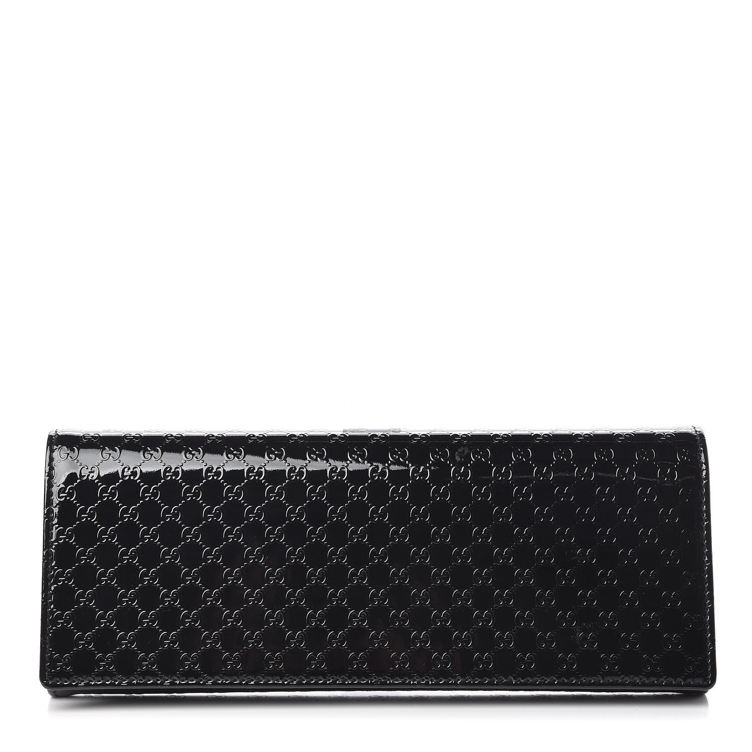 Gucci Patent Microguccissima Small Broadway Clutch Black 1 of 11