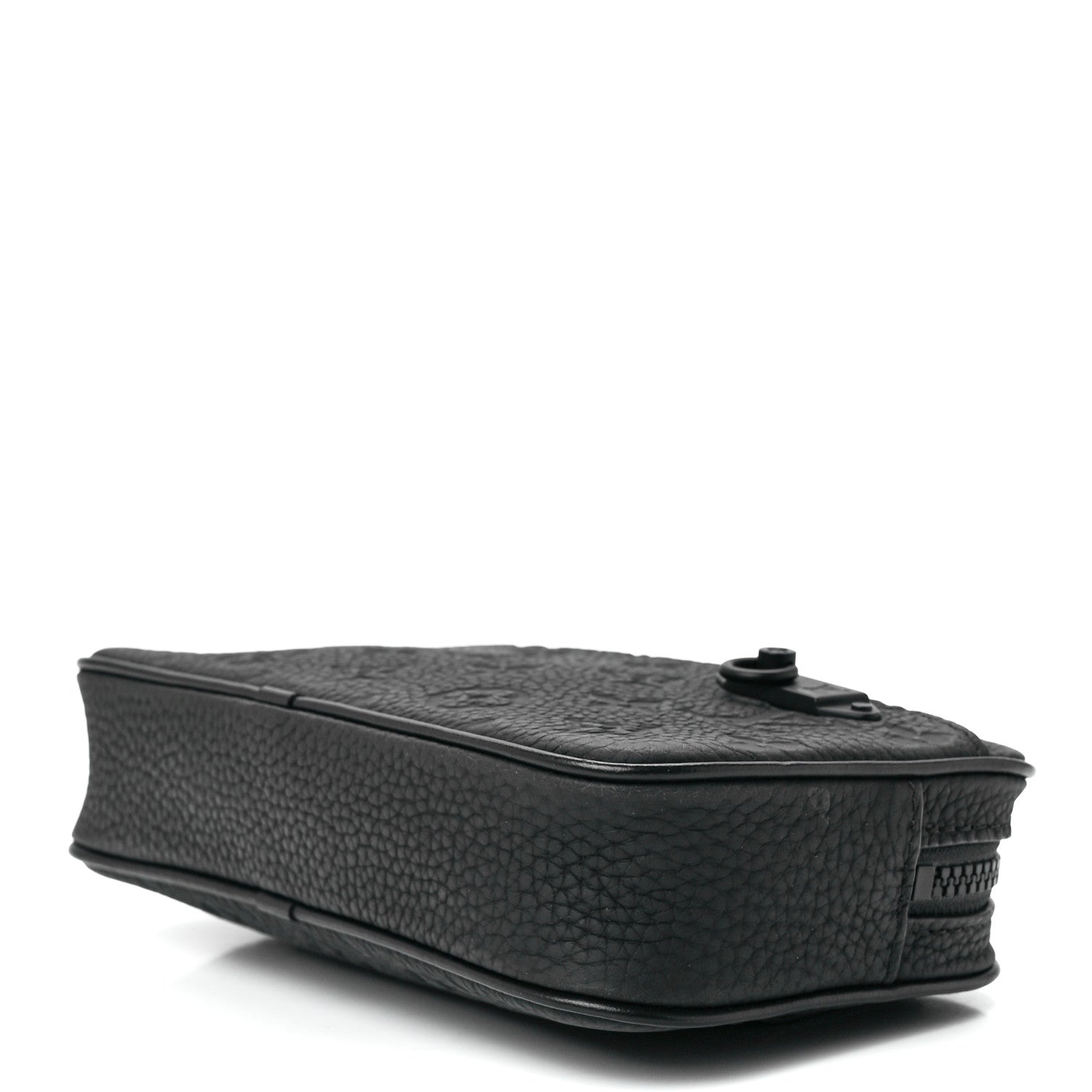 Louis Vuitton Taurillon Monogram Uniformes Solar Ray Soft Pochette Volga Belt Bag Black 9 of 11