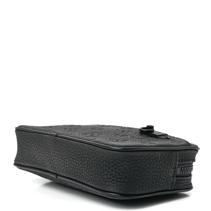 Louis Vuitton Taurillon Monogram Uniformes Solar Ray Soft Pochette Volga Belt Bag Black 9 of 11