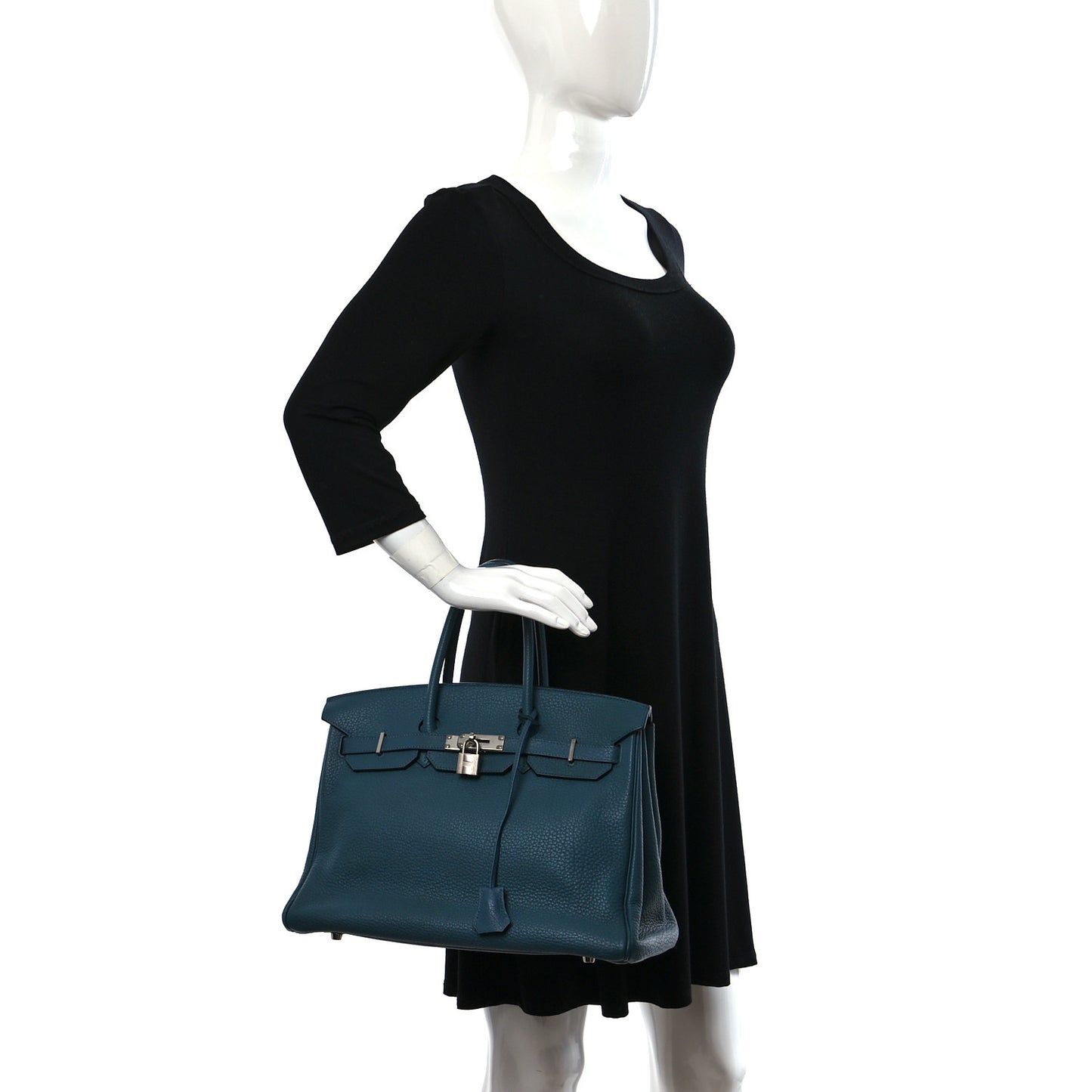 Togo Birkin 35 Bleu Tempete