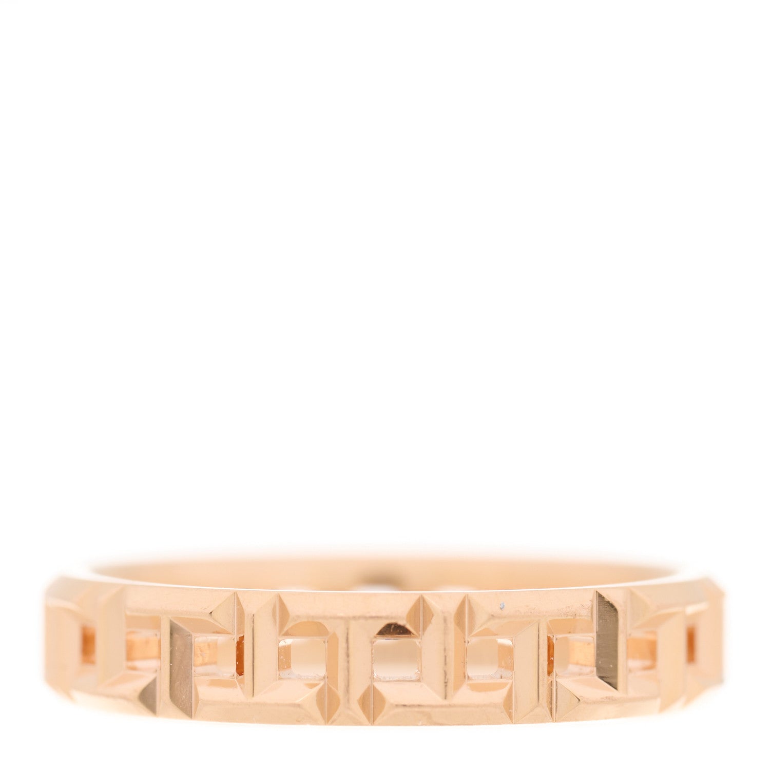Tiffany 18K Rose Gold Narrow T True Ring 47 4 3 of 5