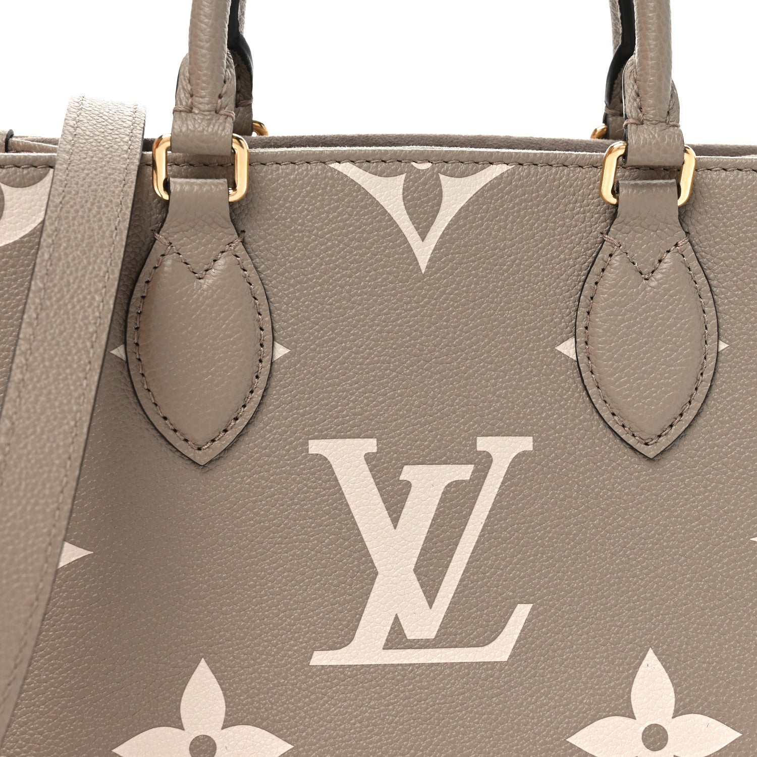 Louis Vuitton Empreinte Monogram Giant Onthego PM Tourterelle Creme 7 of 10