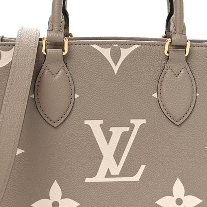 Louis Vuitton Empreinte Monogram Giant Onthego PM Tourterelle Creme 7 of 10