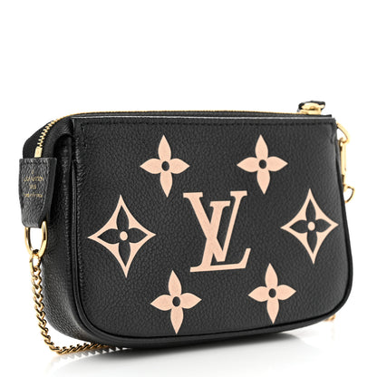 Louis Vuitton Empreinte Monogram Giant Mini Pochette Accessories Black 3 of 7