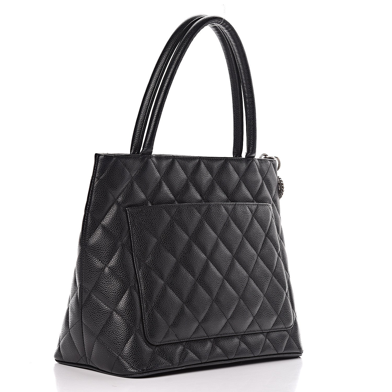 Chanel Caviar Quilted Medallion Tote Black 3 of 16