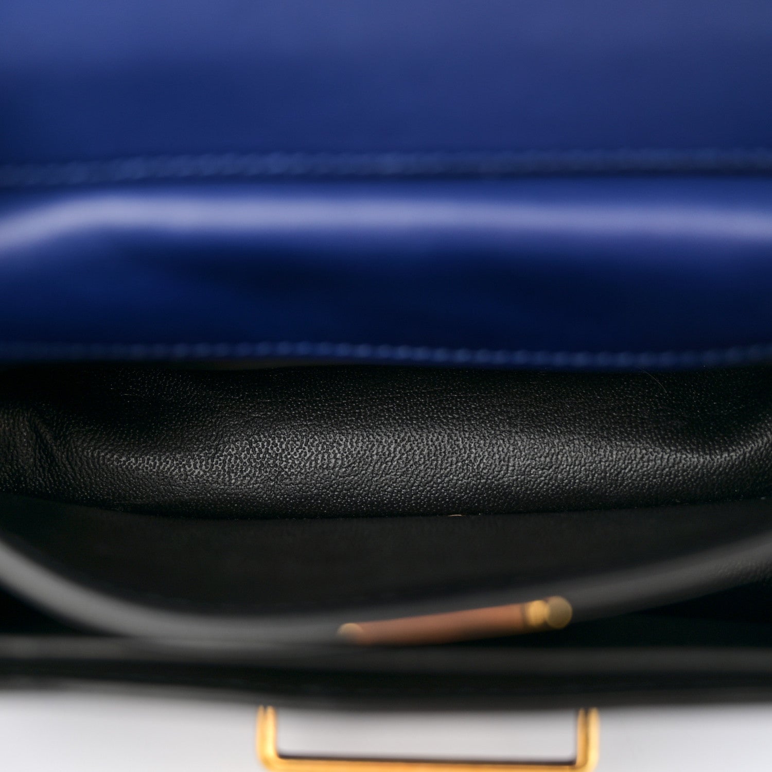 Prada City Calf Saffiano Cahier Bag Bluette Black 5 of 9