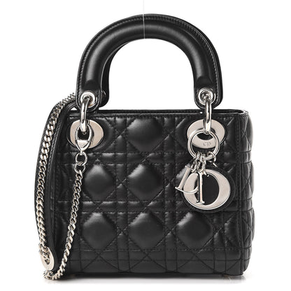 Christian Dior Lambskin Cannage Mini Lady Dior Black 1 of 7