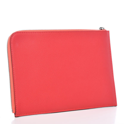 Louis Vuitton Calfskin Pochette Jour PM Poppy 3 of 8