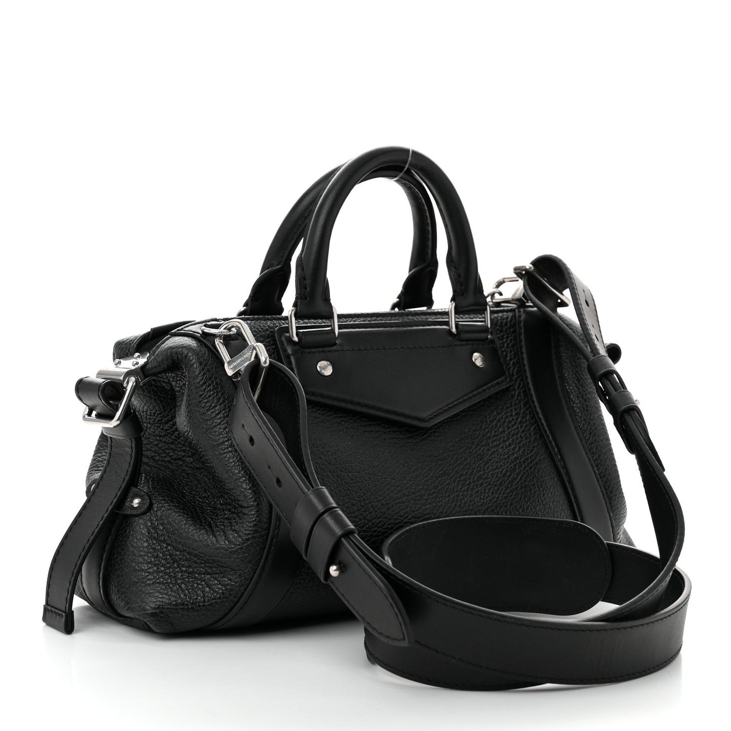 Pixel Lambskin LV Biker PM Black