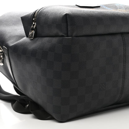 Louis Vuitton Damier Graphite Stamps Discovery Backpack PM 7 of 8