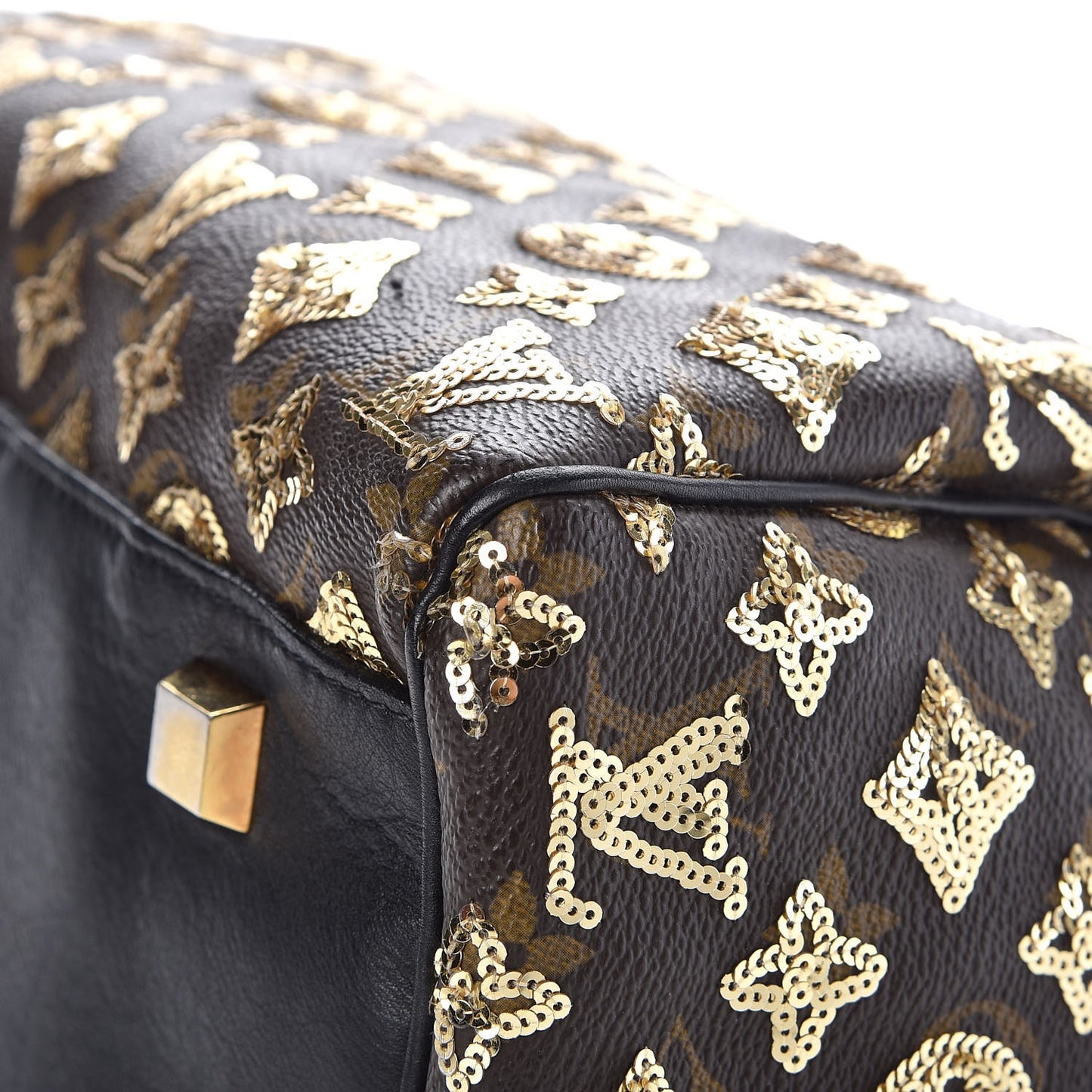 Monogram Sequins Eclipse Speedy 28 Gold