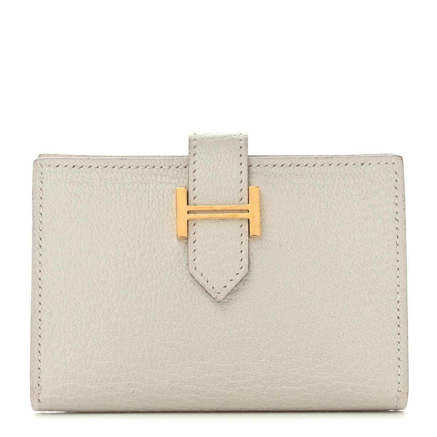 Chevre Mysore Bearn Card Holder Wallet Mushroom