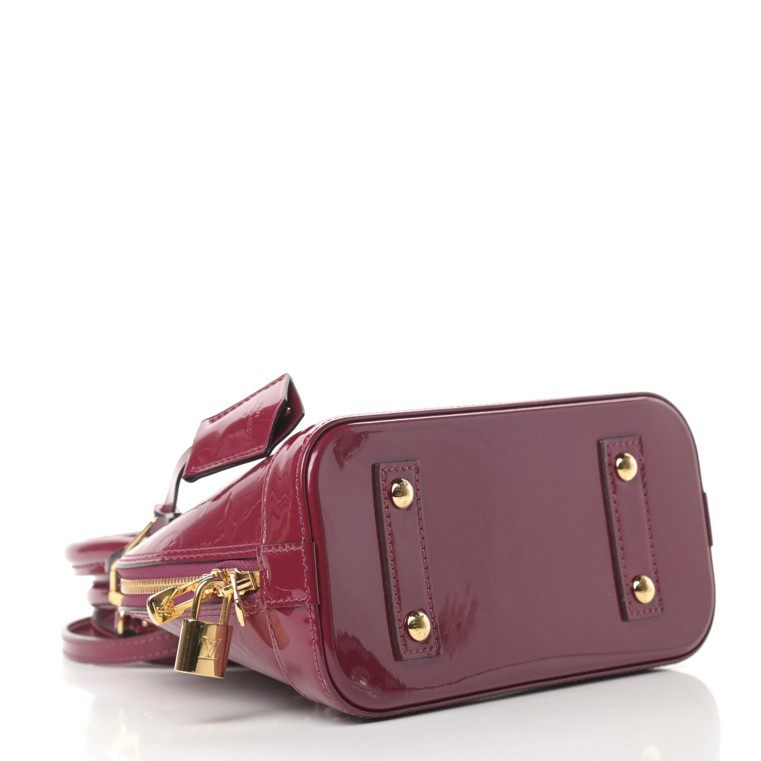 Louis Vuitton Vernis Alma BB Magenta 4 of 12