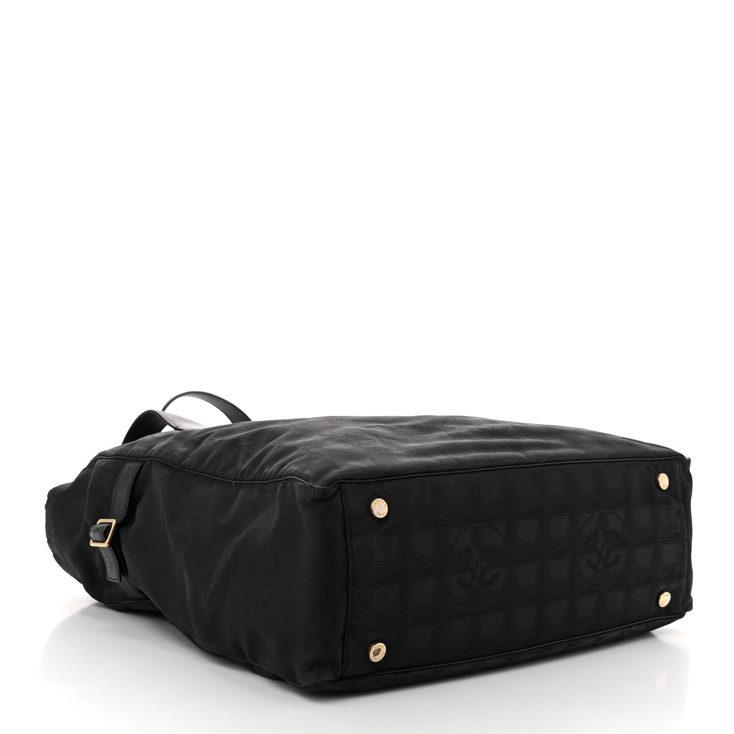 Chanel Nylon Large Travel Tote Black 4 of 14