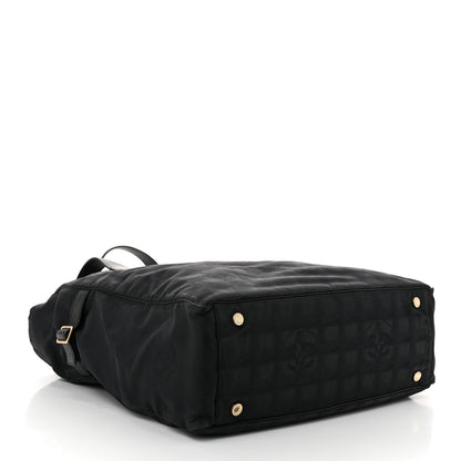 Chanel Nylon Large Travel Tote Black 4 of 14