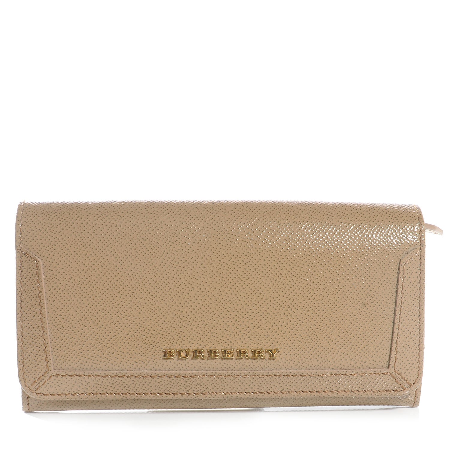 Burberry Leather Penrose Continental Wallet Nude 1 of 9