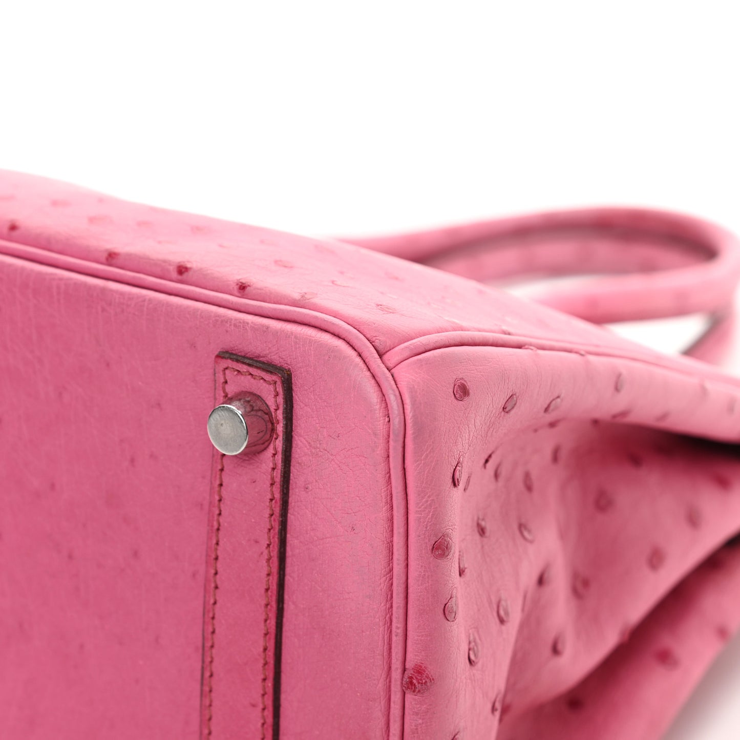 Ostrich Birkin 30 Fuchsia