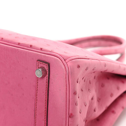 Hermes Ostrich Birkin 30 Fuchsia 10 of 14