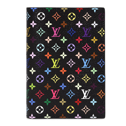 Louis Vuitton LV X TM Monogram Multicolor Passport Cover Black 1 of 7