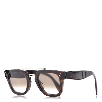 Celine Acetate Bridge Sunglasses CL41077/S Dark Havana 1 of 8