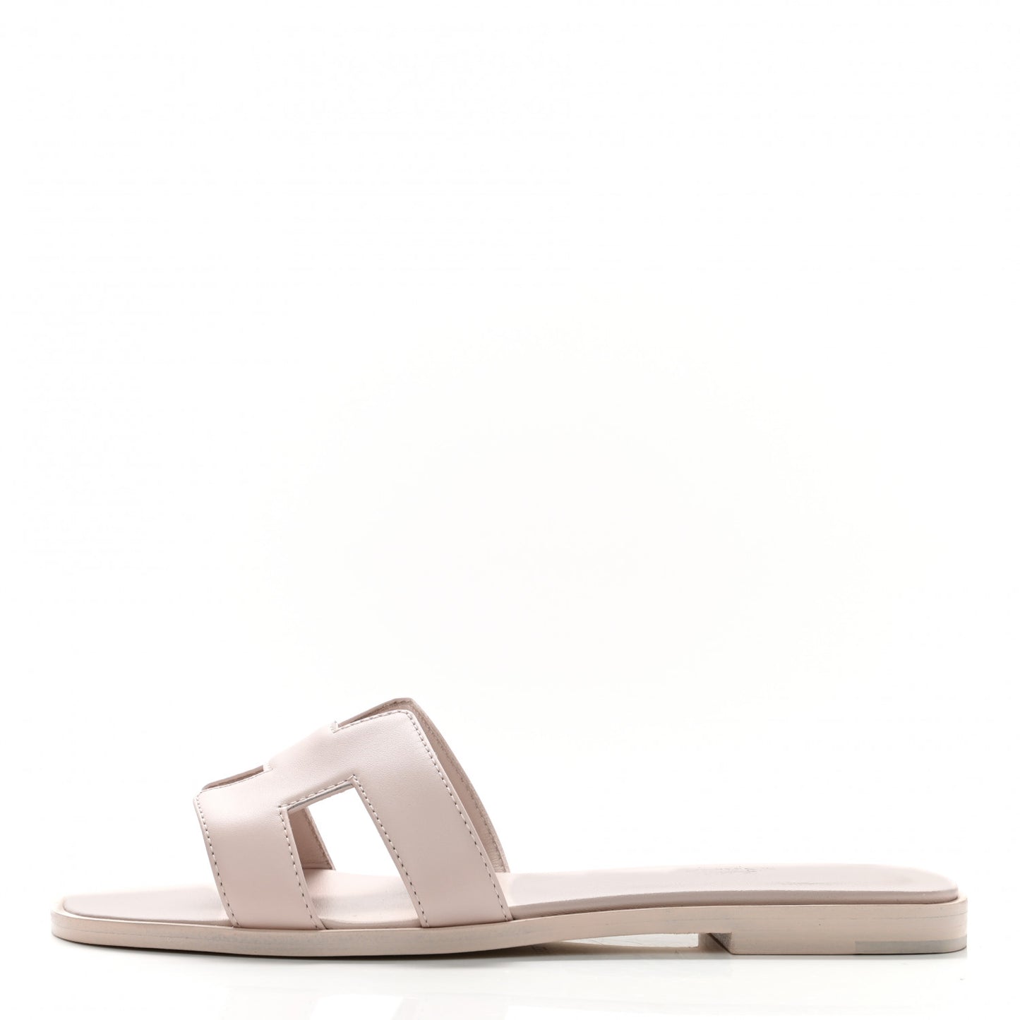 Box Calfskin Oran Sandals 36.5 Rose Pale