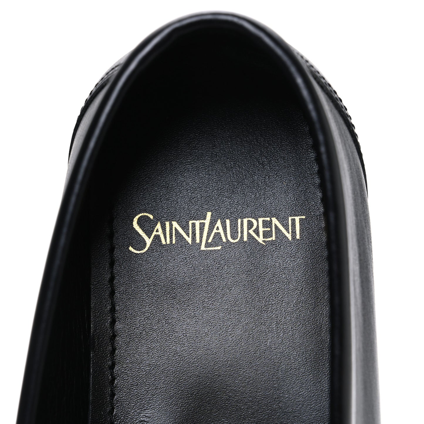 Calfskin Penny Loafers 38 Black