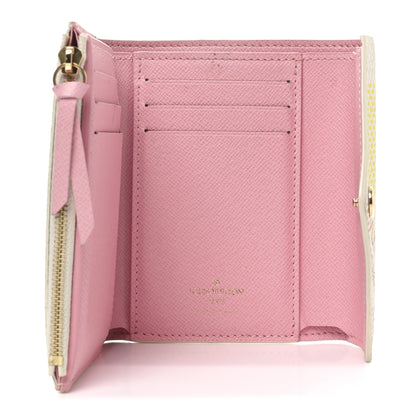 Louis Vuitton Giant Damier Victorine Wallet Peach Pink 5 of 7