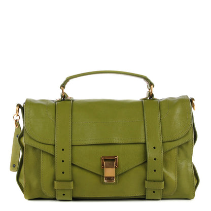 Proenza Schouler Lambskin Medium PS1 Satchel Olive 1 of 12