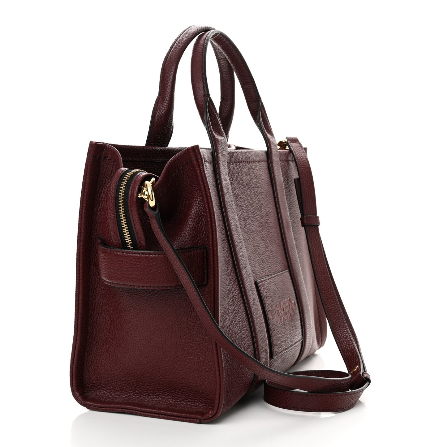 Grained Calfskin Medium The Tote Bag Chianti
