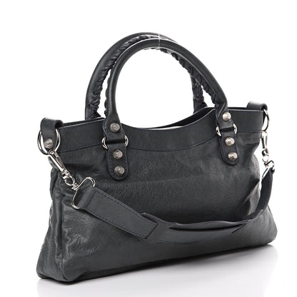 Balenciaga Agneau Giant 12 Silver Hardware First Anthracite 2 of 9