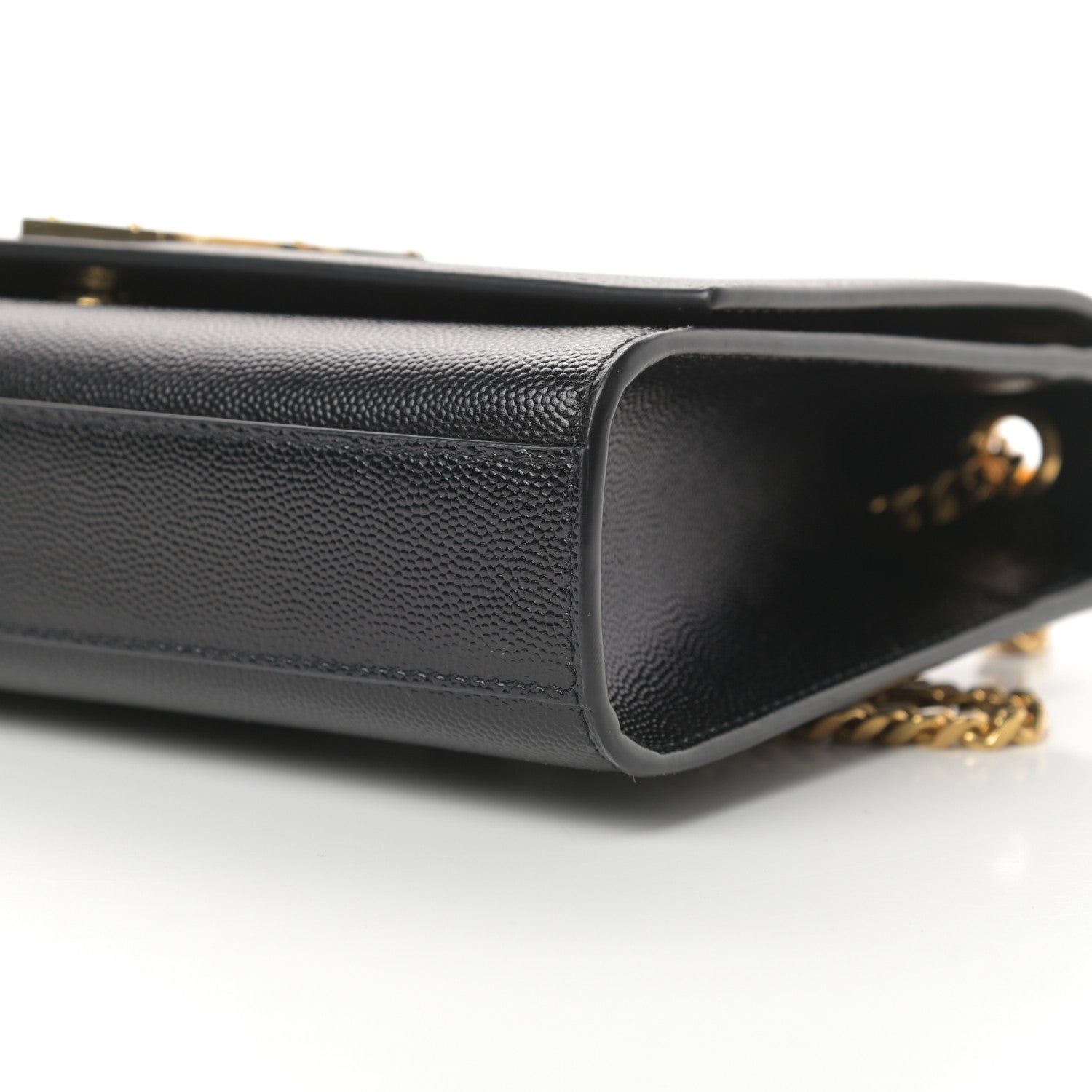 Saint Laurent Grain De Poudre Medium Classic Monogram Kate Satchel Black 10 of 11