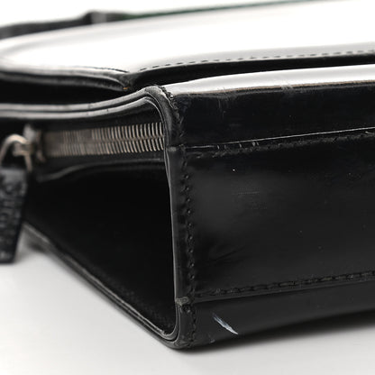 Gucci Patent Web Shoulder Bag Black 9 of 17