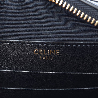 Celine Calfskin Quilted Small C Charm Bag Black 8 of 11