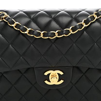 Chanel Lambskin Quilted Small Double Flap Black 8 of 10