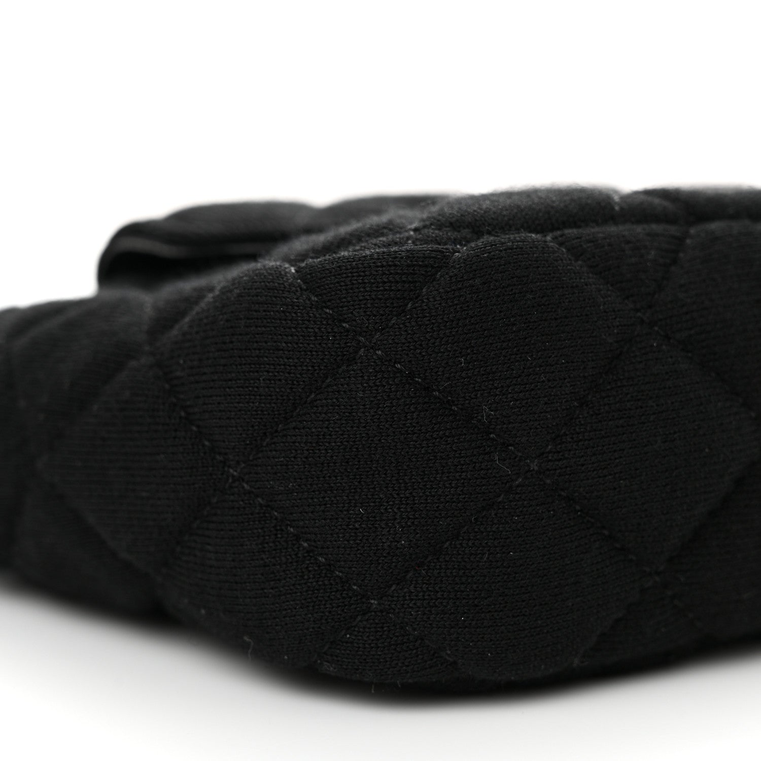 Chanel Jersey Quilted Small Wavy CC Hobo Black 9 of 11