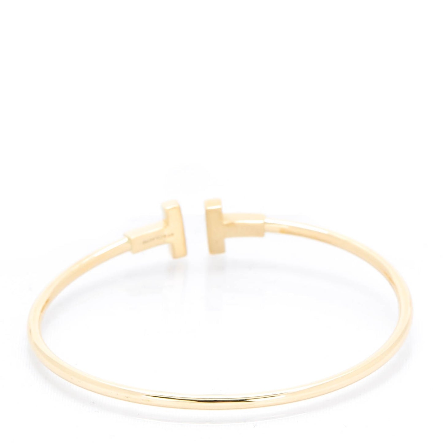 18K Yellow Gold T Wire Bracelet