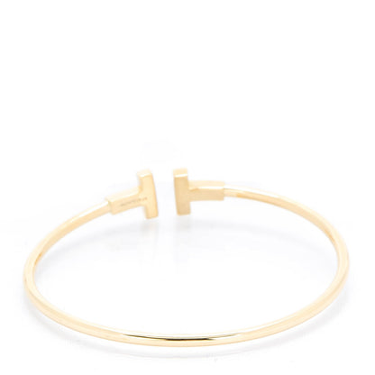 Tiffany 18K Yellow Gold T Wire Bracelet 2 of 5