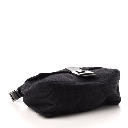 Fendi Zucchino Mama Baguette Black 4 of 9