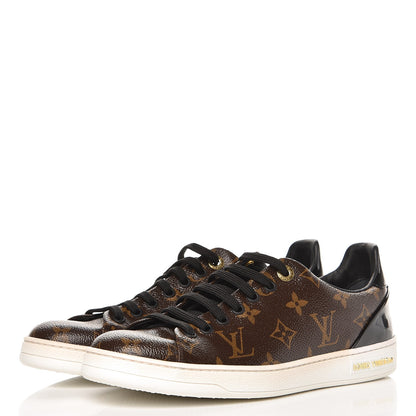 Louis Vuitton Patent Monogram Frontrow Sneakers 39 3 of 10