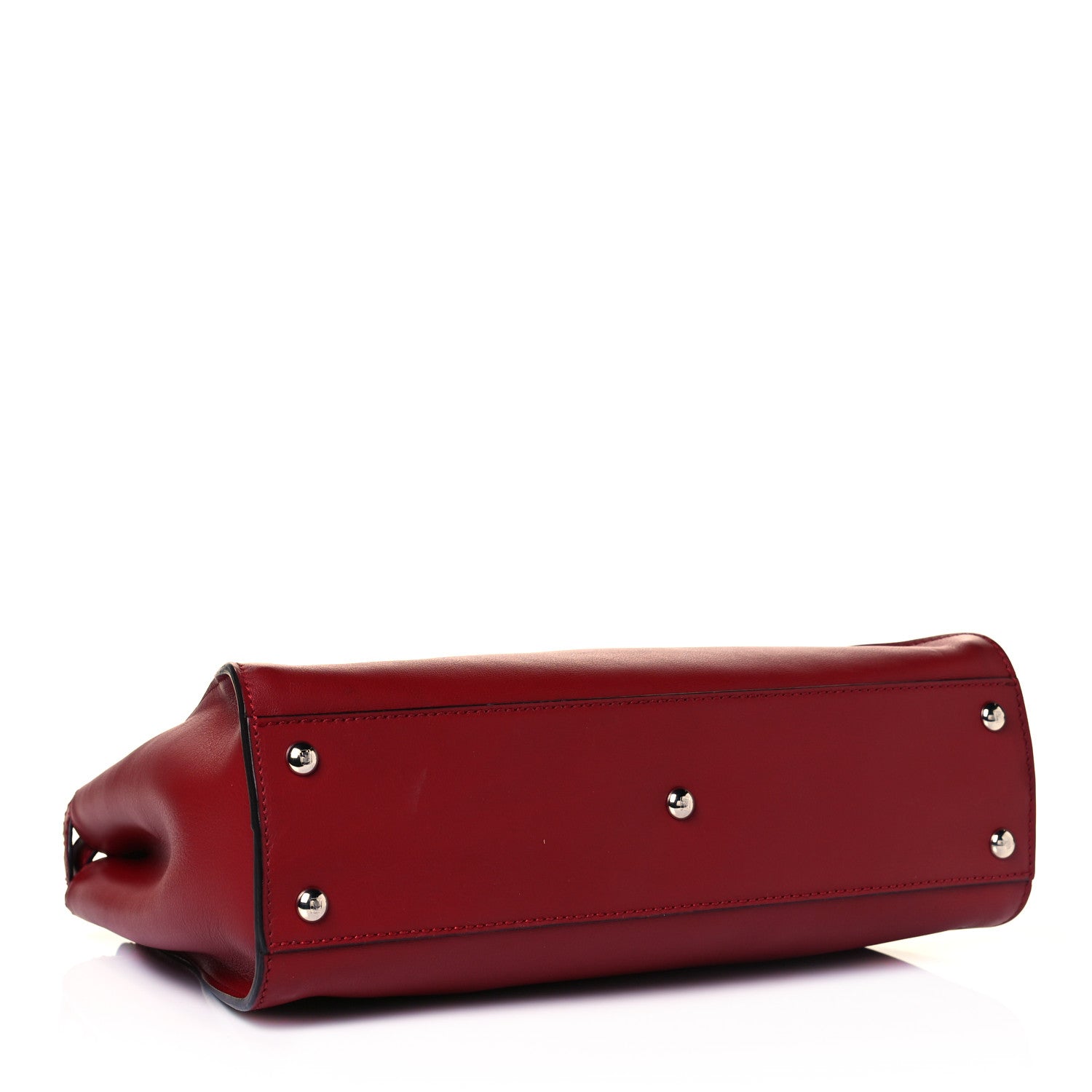 Fendi Vitello Seta Elaphe Crocodile Monster Eyes Medium Peekaboo Iconic Satchel Ribes Naturale 4 of 11