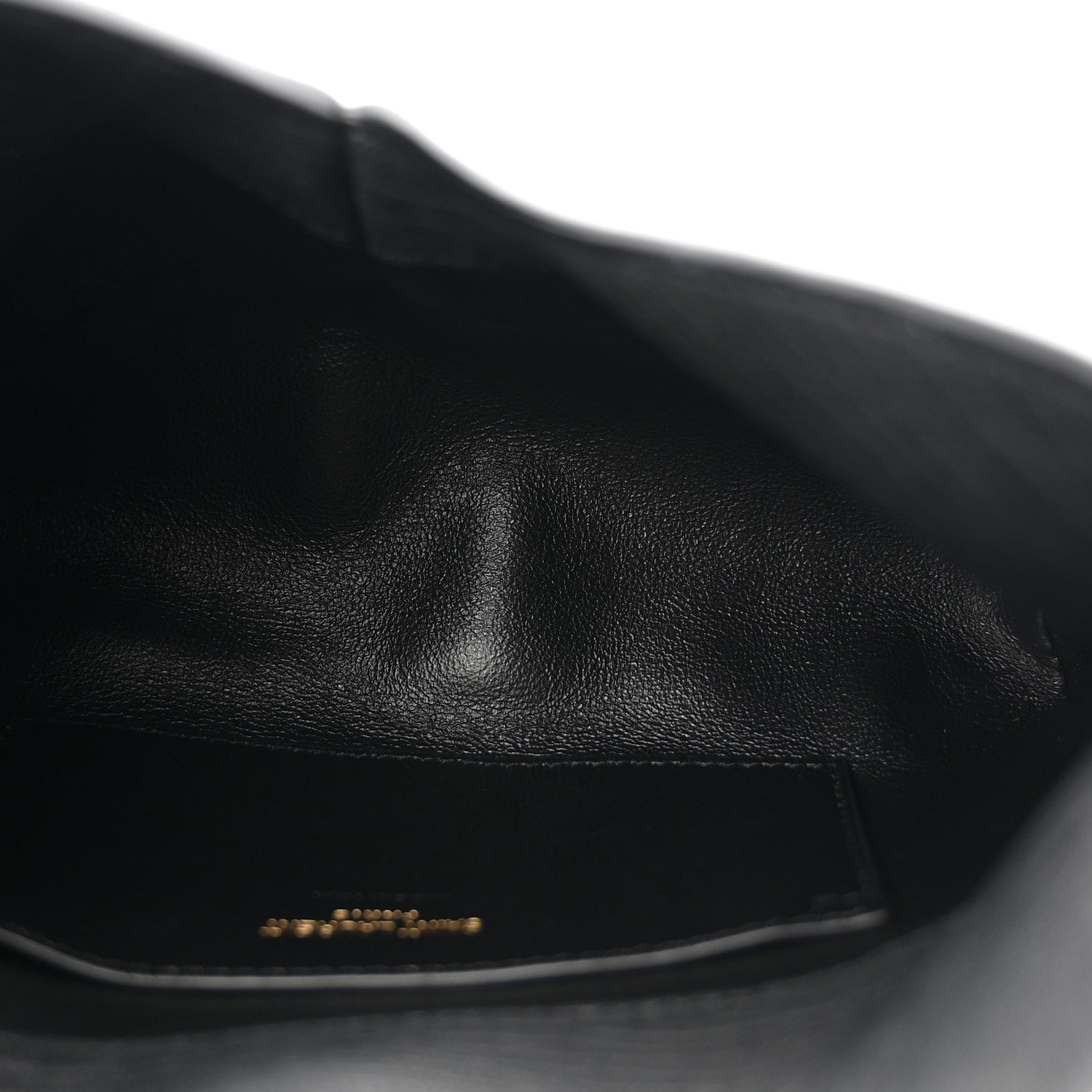 Saint Laurent Supple Lambskin Small Cassandre Chain Pouch Black 5 of 10