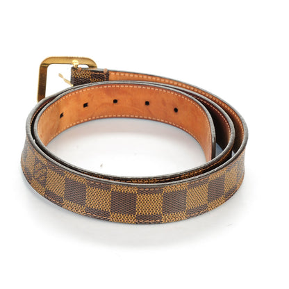 Louis Vuitton Damier Ebene Tresor Belt 95 38 3 of 8