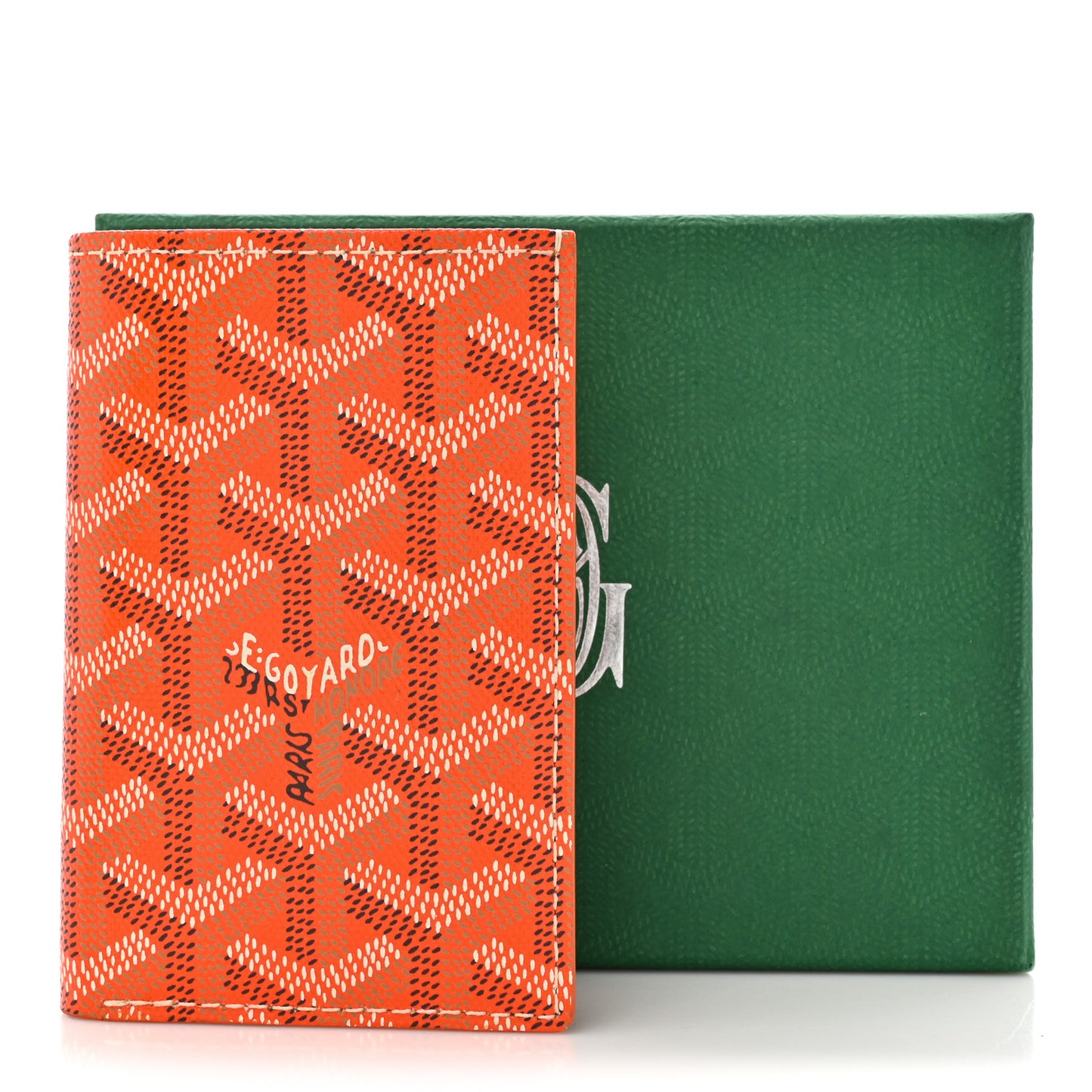 Goyardine Saint Pierre Card Holder Orange