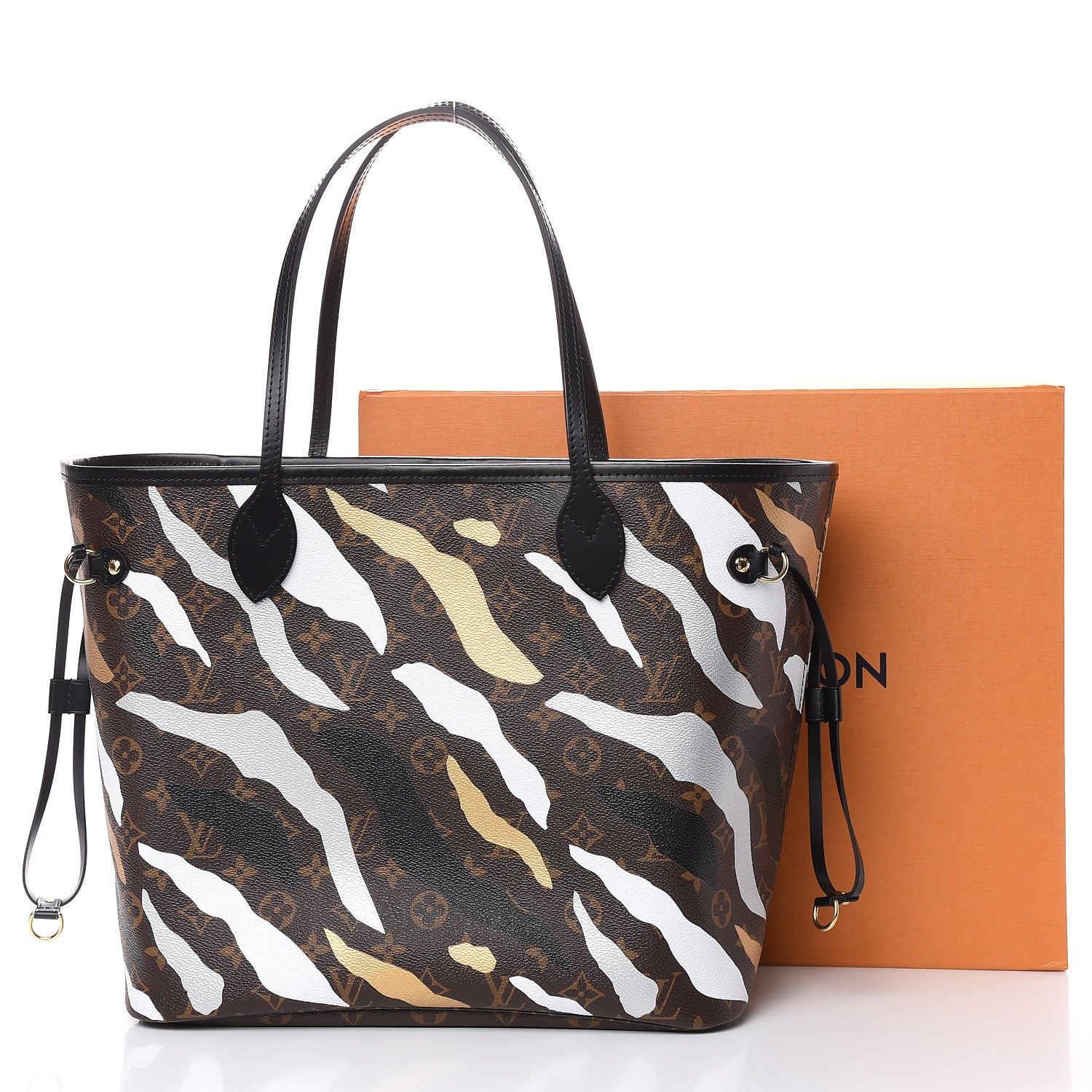 Louis Vuitton X LOL Monogram Neverfull MM Gold Silver 11 of 11