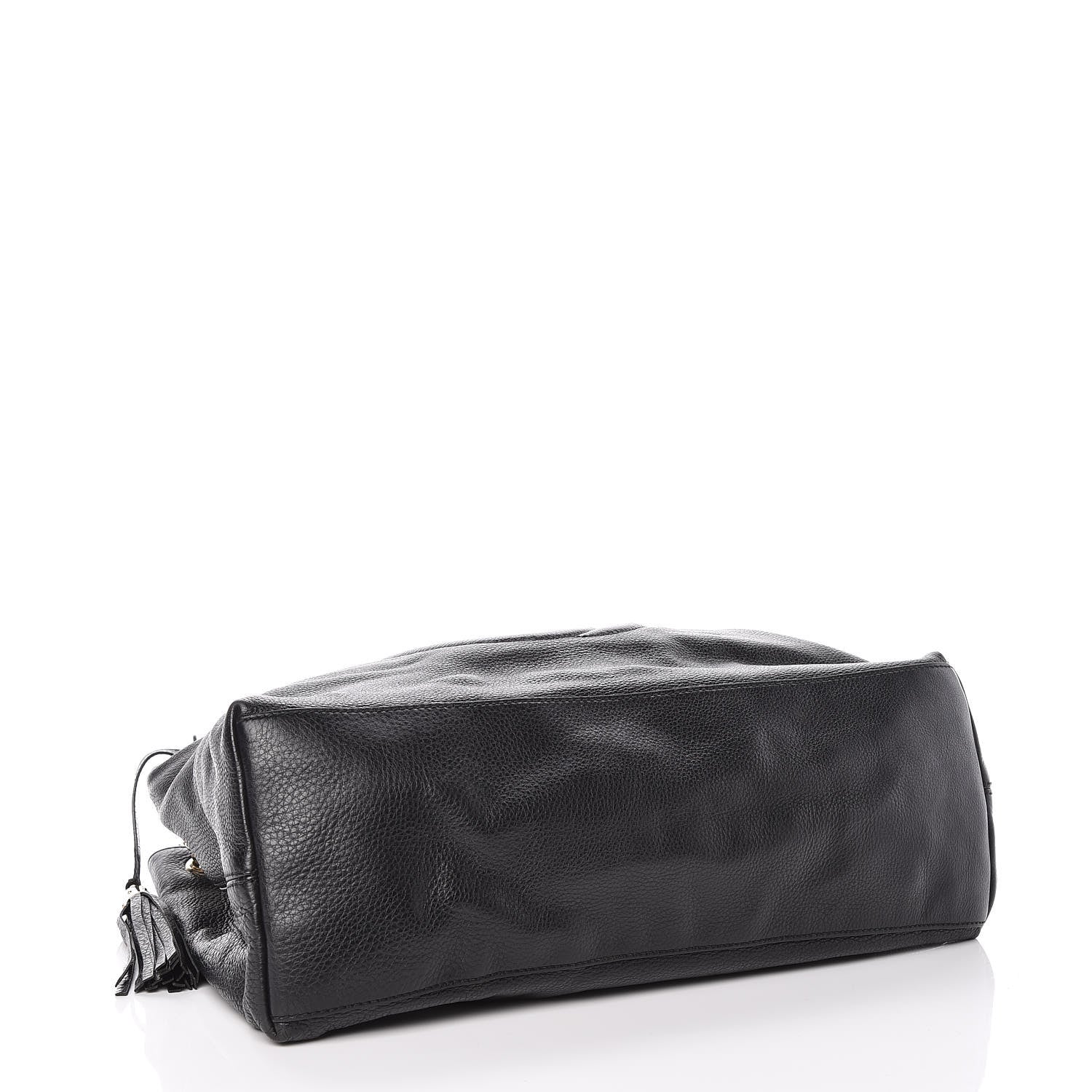 Gucci Pebbled Calfskin Large Soho Chain Shoulder Bag Black 4 of 12